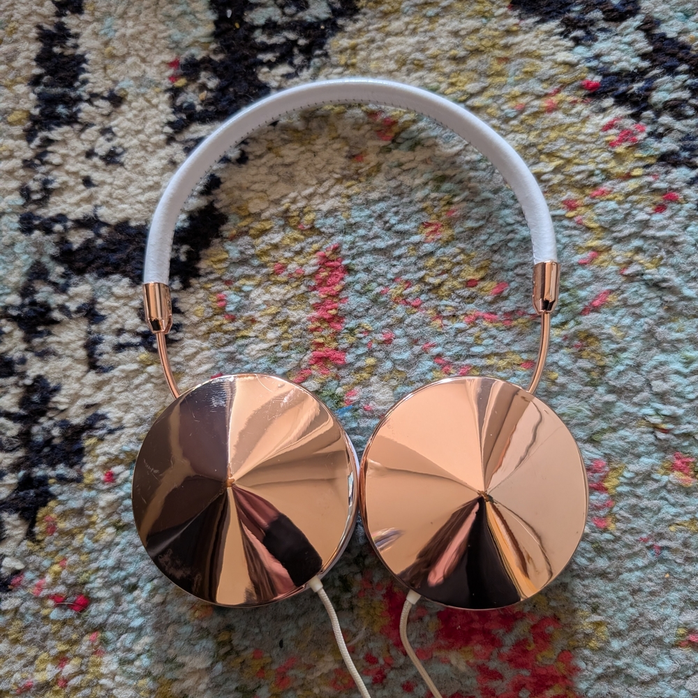 Rose Gold Over-Ear Headphones